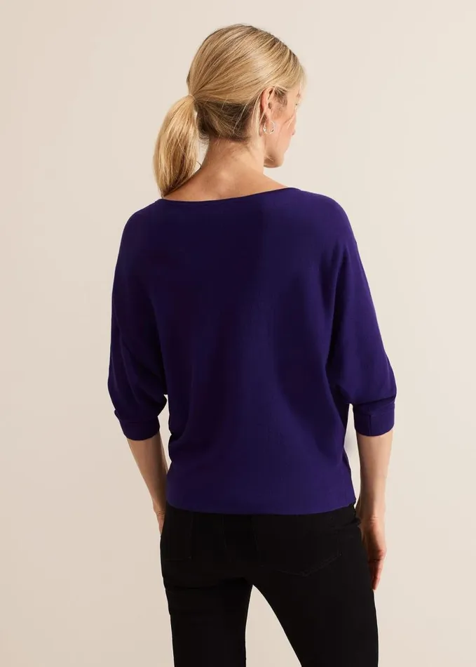 Phase Eight Cristine Knit Jumper Purple Women Knitwear