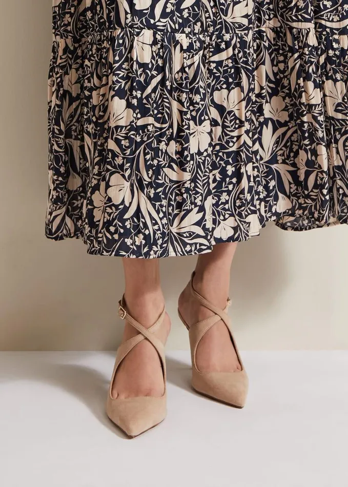 Phase Eight Cross Over Ankle Shoes Neutral Women Occasion Shoes