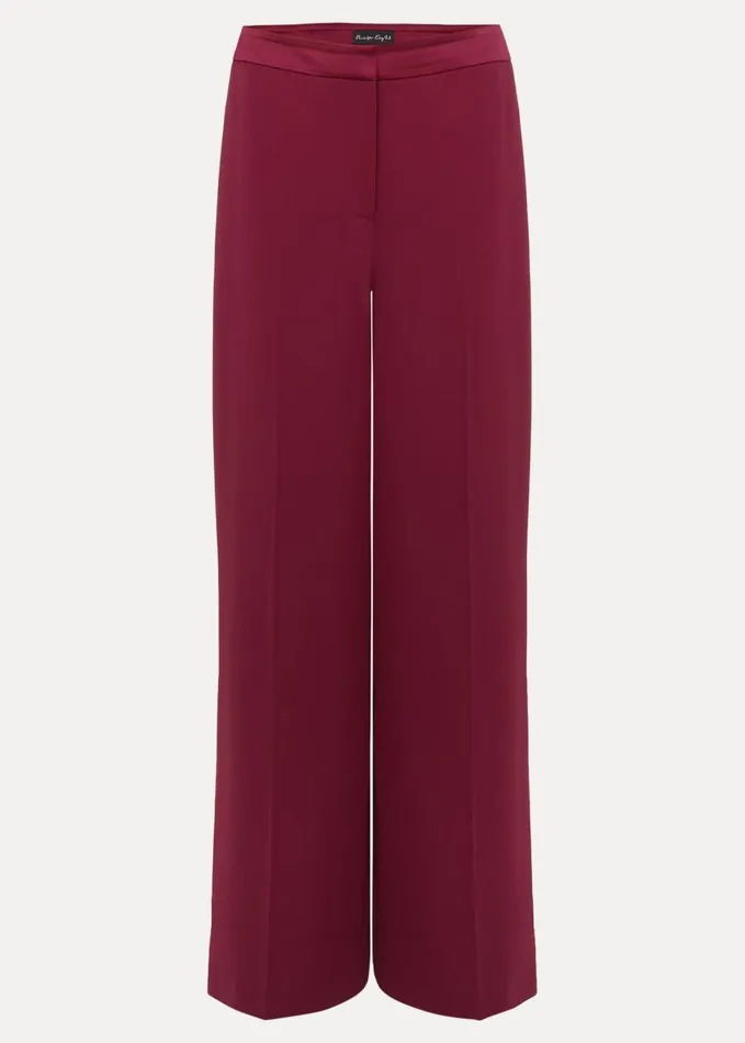 Phase Eight Elandra Tux Trouser Burgundy Women Trousers