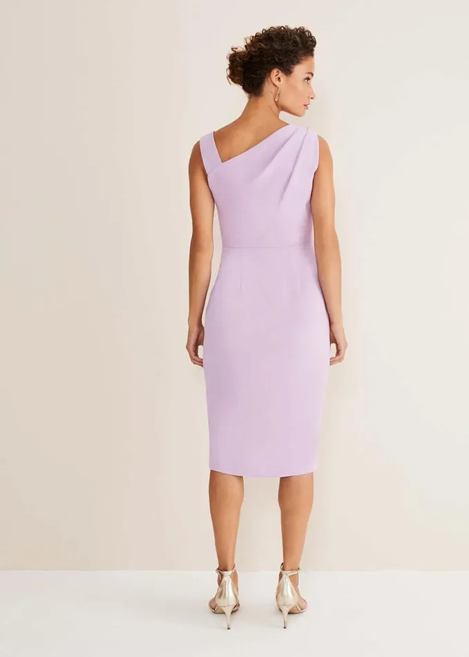 Phase Eight Emmie Asymmetric Hem Dress Crocus Women Dresses