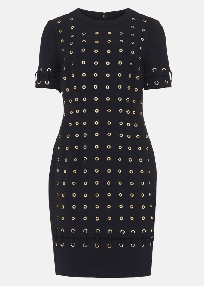 Phase Eight Evlin Eyelet Dress Black Women Dresses