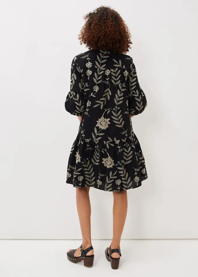 Phase Eight Gina Embroidered Dress Blackstone Women Dresses