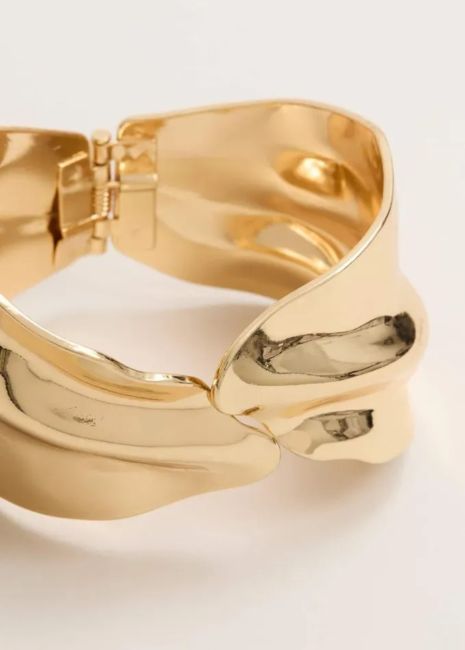 Phase Eight Gold Statement Cuff Bracelet Gold Women Jewellery