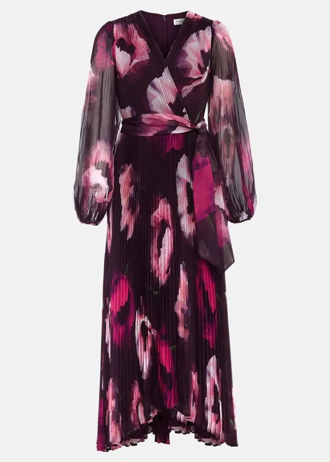 Phase Eight Isadora Pleated Dress Multicoloured Women Dresses