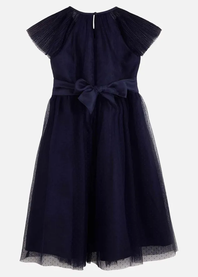 Phase Eight Jasmine Tulle Fit And Flare Dress Navy Women Dresses