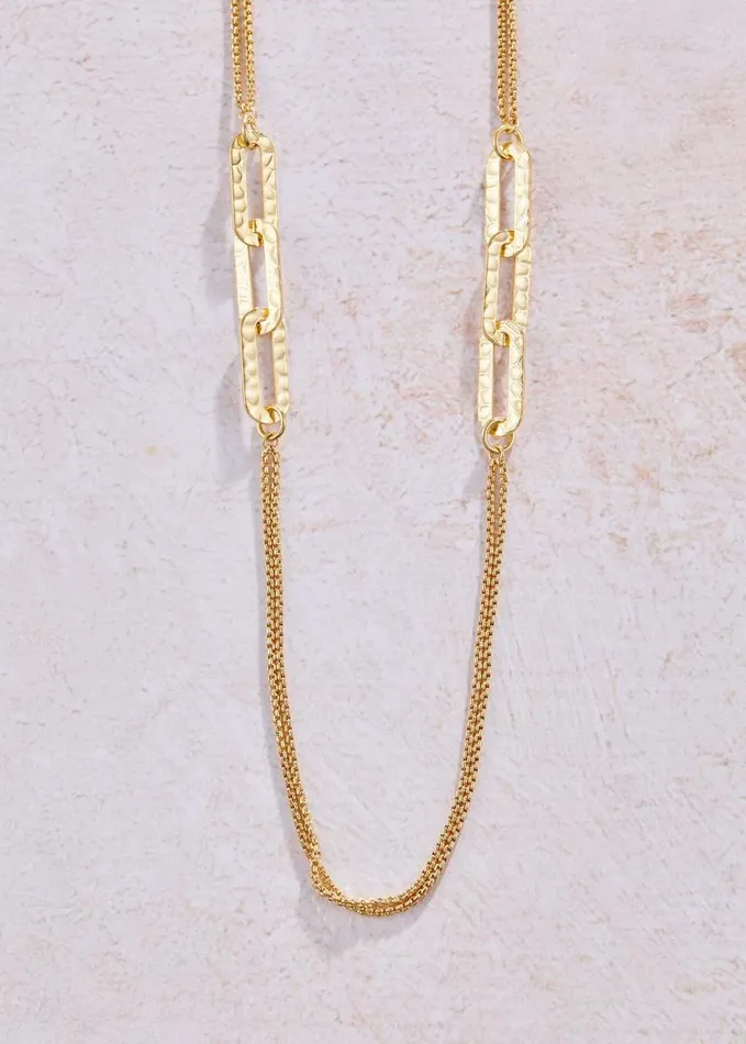 Phase Eight Jessa Gold Plated Chain Necklace Gold Women Jewellery