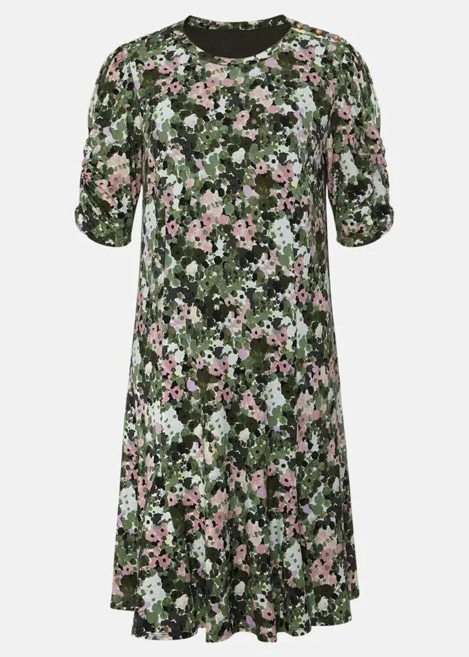 Phase Eight Jolee Printed Jersey Dress Green Multi Women Dresses