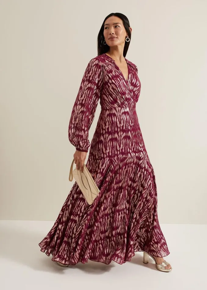 Phase Eight Joon Pink Shimmer Dress Pink Women Dresses
