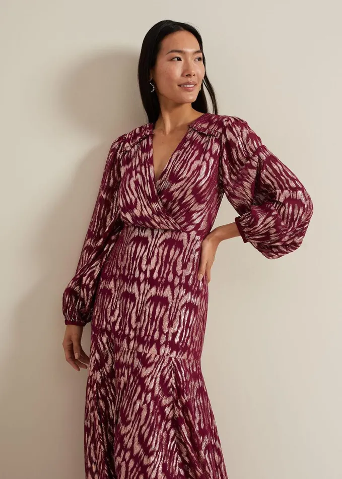 Phase Eight Joon Pink Shimmer Dress Pink Women Dresses