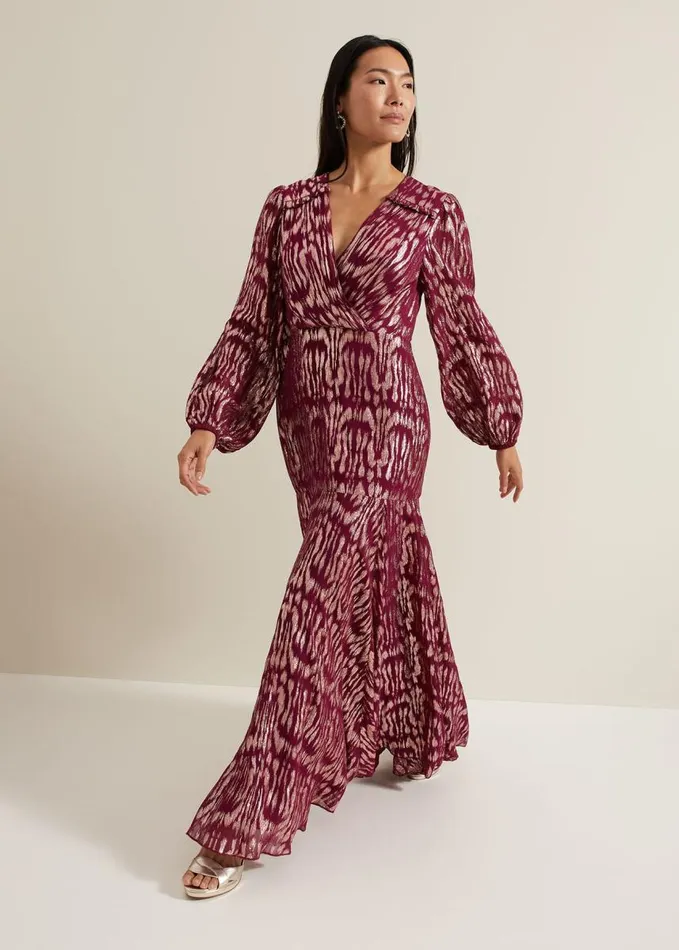 Phase Eight Joon Pink Shimmer Dress Pink Women Dresses
