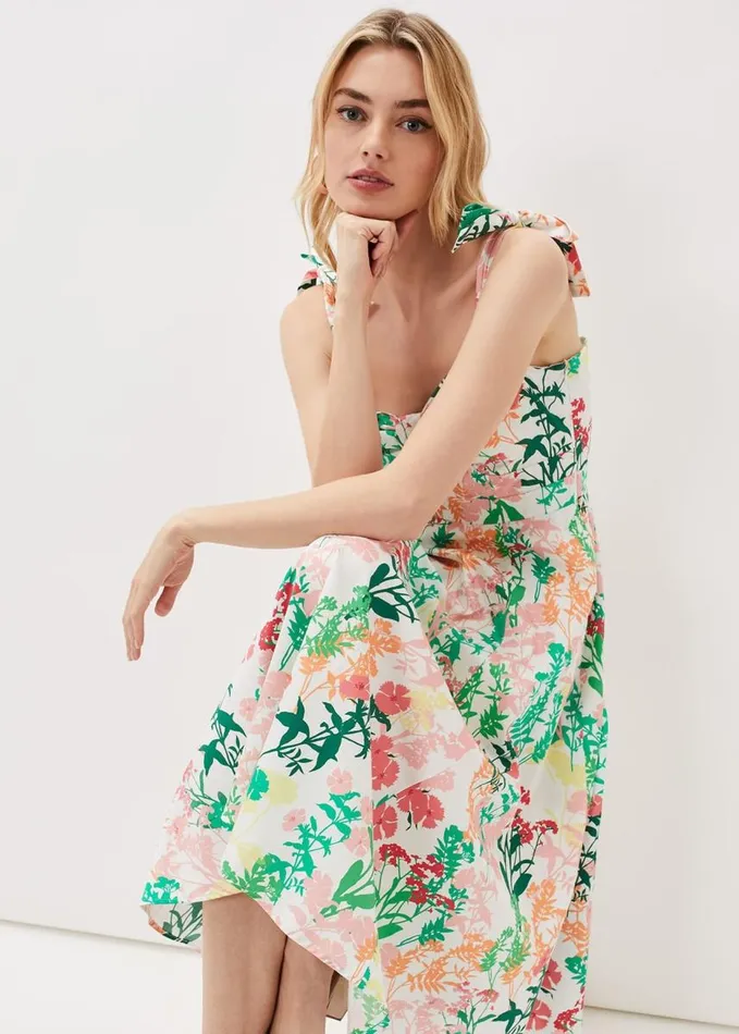 Phase Eight Joyce Printed Fit and Flare Dress Ivorymulti Women Dresses