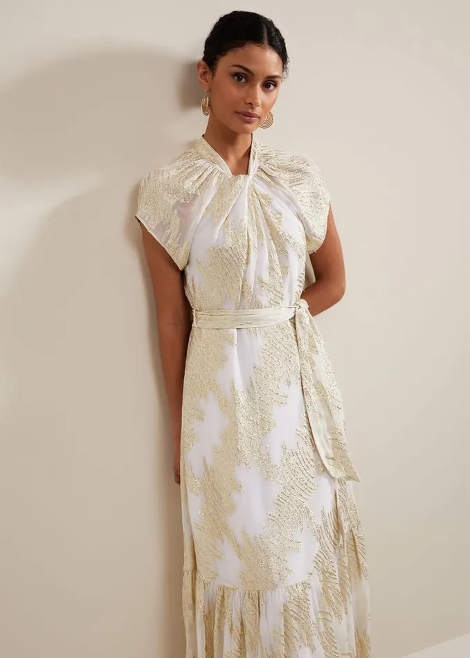 Phase Eight Kerena Shimmer Maxi Dress Multicoloured Women Dresses