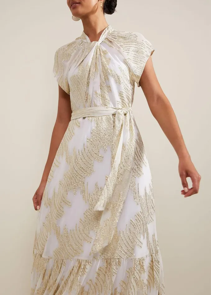 Phase Eight Kerena Shimmer Maxi Dress Multicoloured Women Dresses