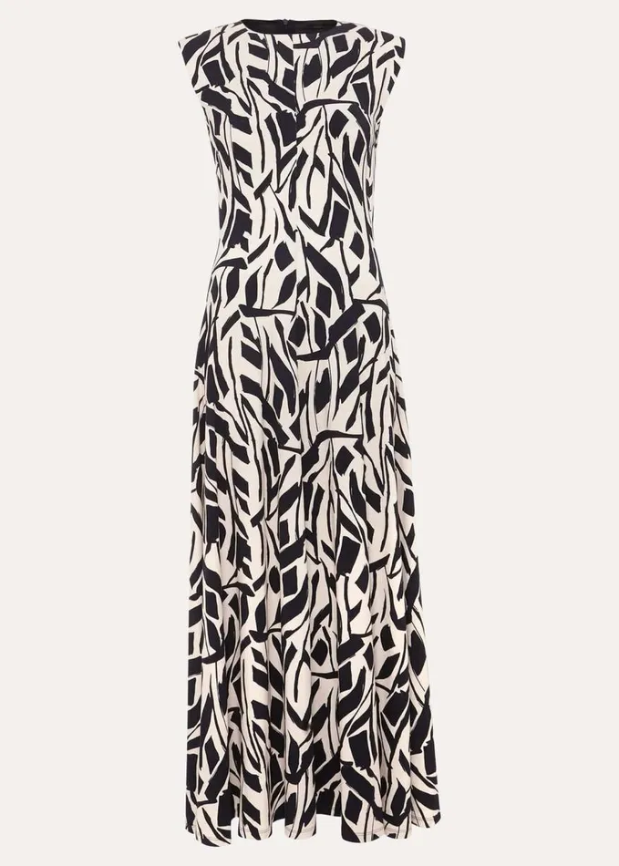 Phase Eight Kristy Geo Maxi Dress Black Multi Women Dresses
