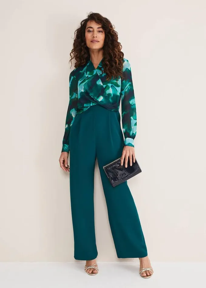 Phase Eight Lexi Print Jumpsuit Multicoloured Women Dresses