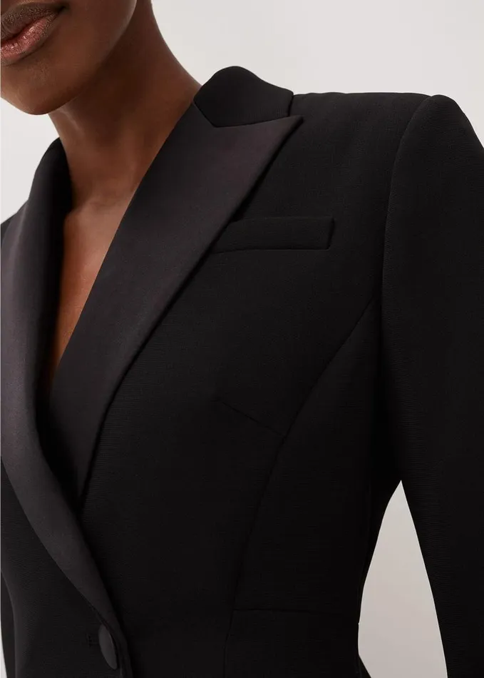 Phase Eight Lolicia Tuxedo Dress Black Women Dresses