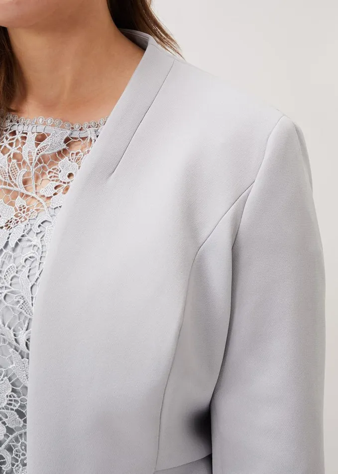 Phase Eight Mariposa Peplum Jacket Mineral Women Jackets