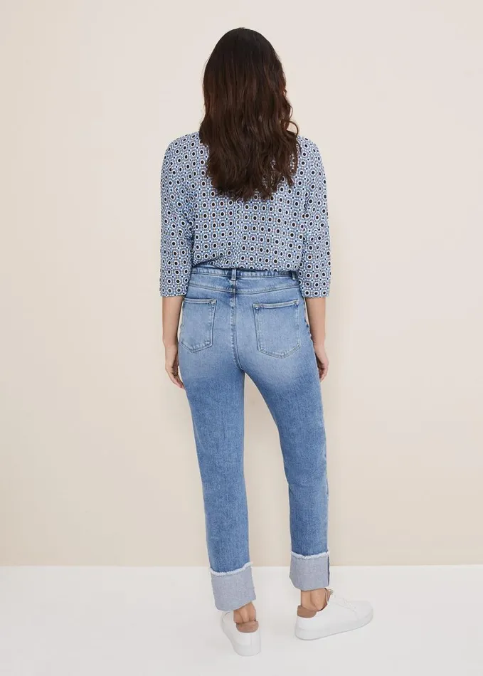 Phase Eight Mirabel Straight Leg Jeans Mid Blue Women Trousers