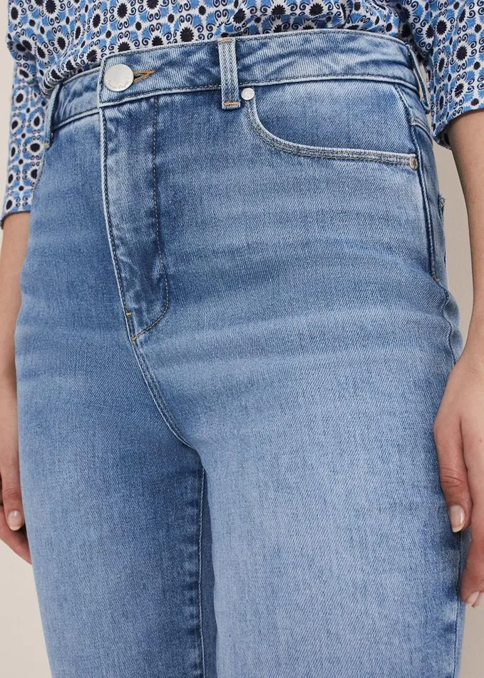Phase Eight Mirabel Straight Leg Jeans Mid Blue Women Trousers