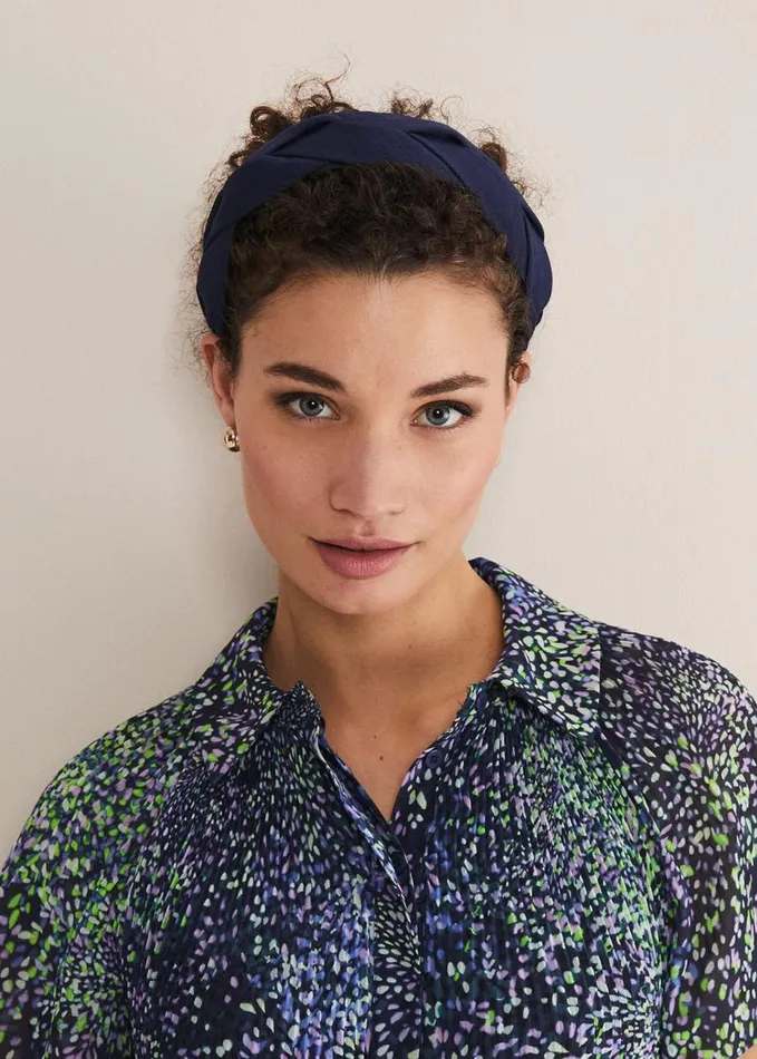 Phase Eight Navy Plaited Headband French Navy Women Fascinators and Hats