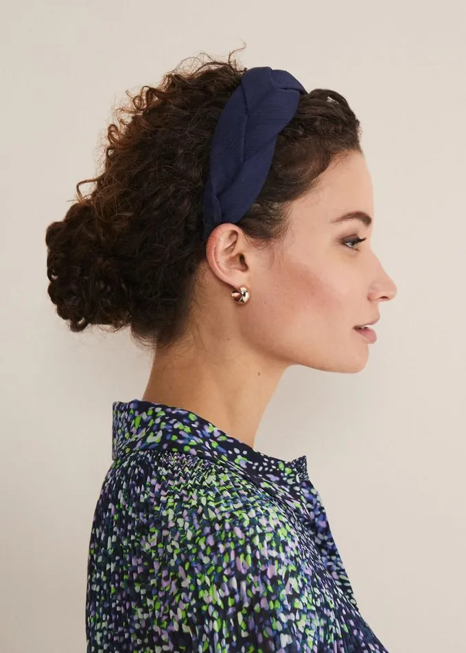 Phase Eight Navy Plaited Headband French Navy Women Fascinators and Hats