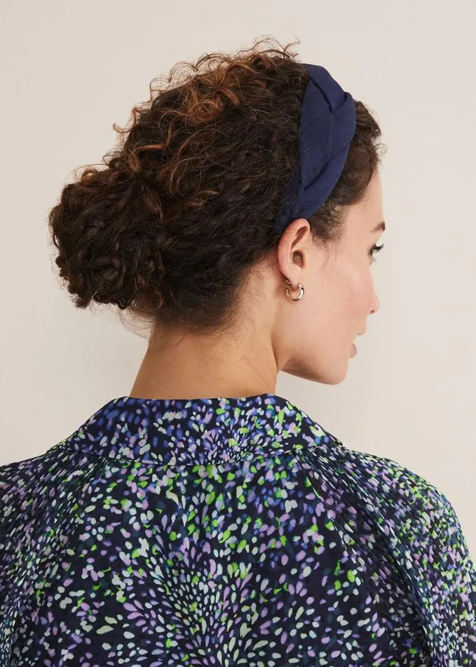 Phase Eight Navy Plaited Headband French Navy Women Fascinators and Hats