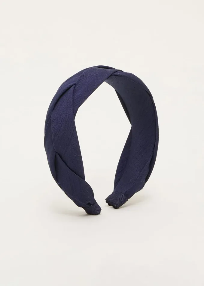 Phase Eight Navy Plaited Headband French Navy Women Fascinators and Hats