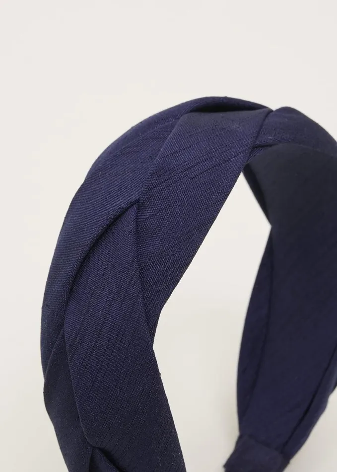 Phase Eight Navy Plaited Headband French Navy Women Fascinators and Hats
