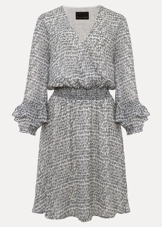Phase Eight Paige Abstract Print Dress Navyivory Women Dresses