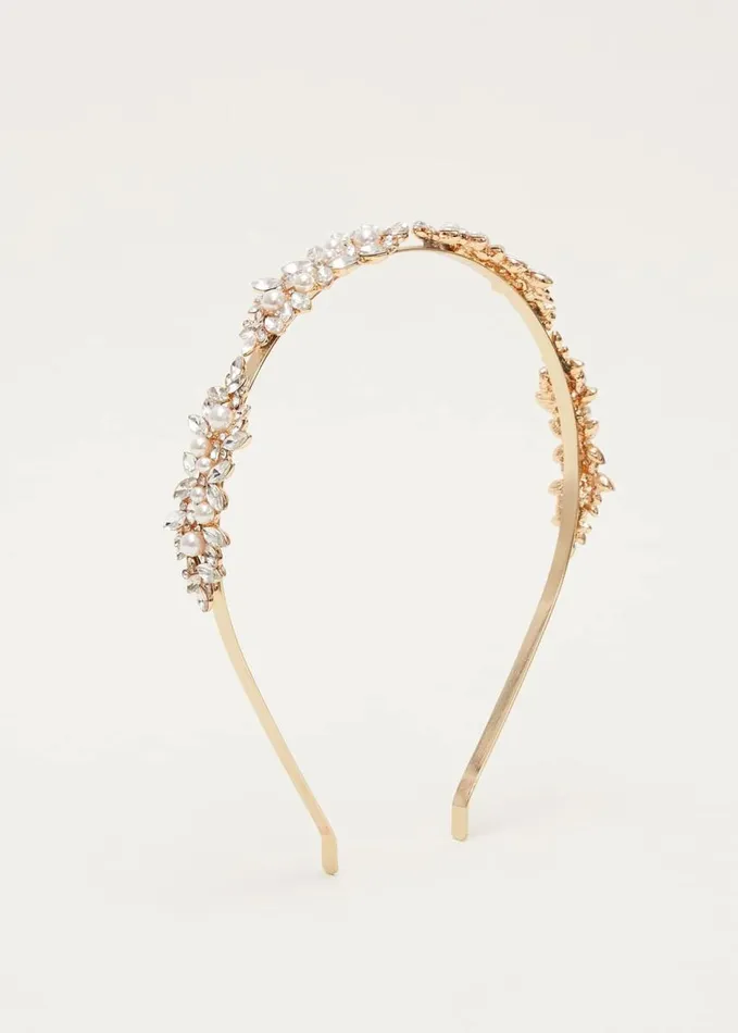 Phase Eight Pearl Headband Gold Women Headbands