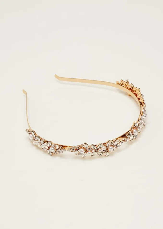 Phase Eight Pearl Headband Gold Women Headbands
