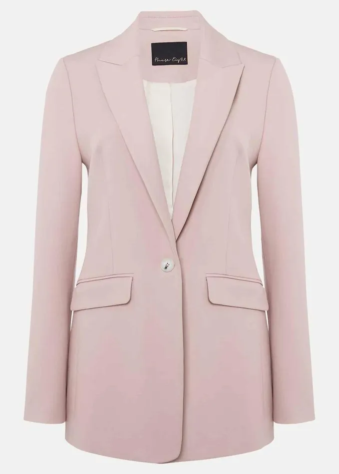 Phase Eight Petite Eira Fitted Blazer Soft Pink Women Jackets