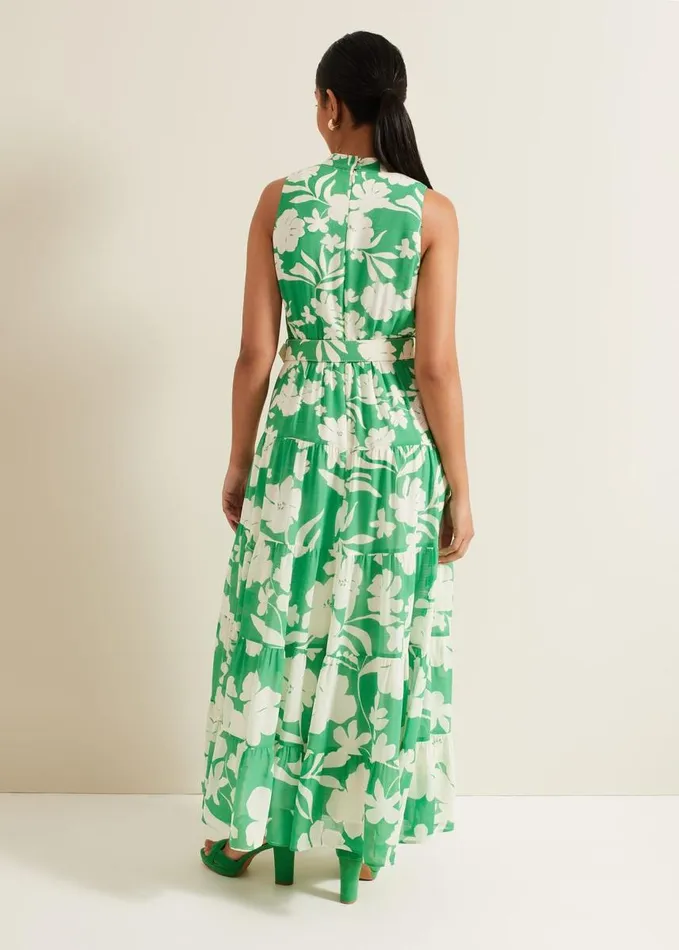 Phase Eight Petite Kara Print Maxi Dress Multicoloured Women Dresses