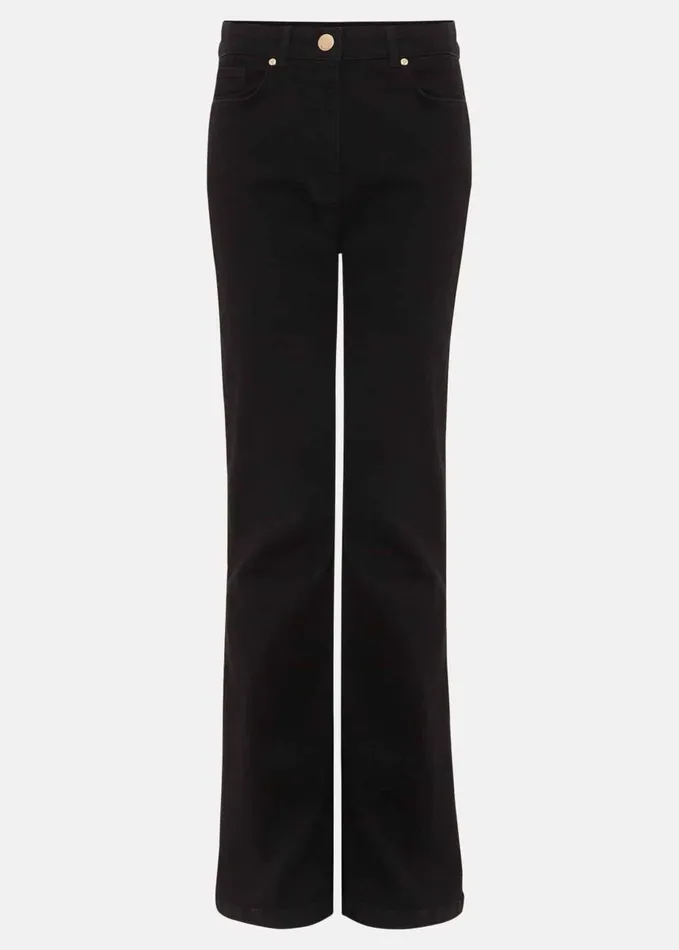 Phase Eight Petite Olivia Bootcut Jean Black Women Jeans