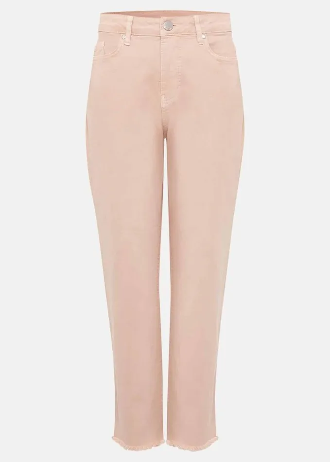 Phase Eight Petra Raw Hem Straight Leg Jean Pink Women Trousers