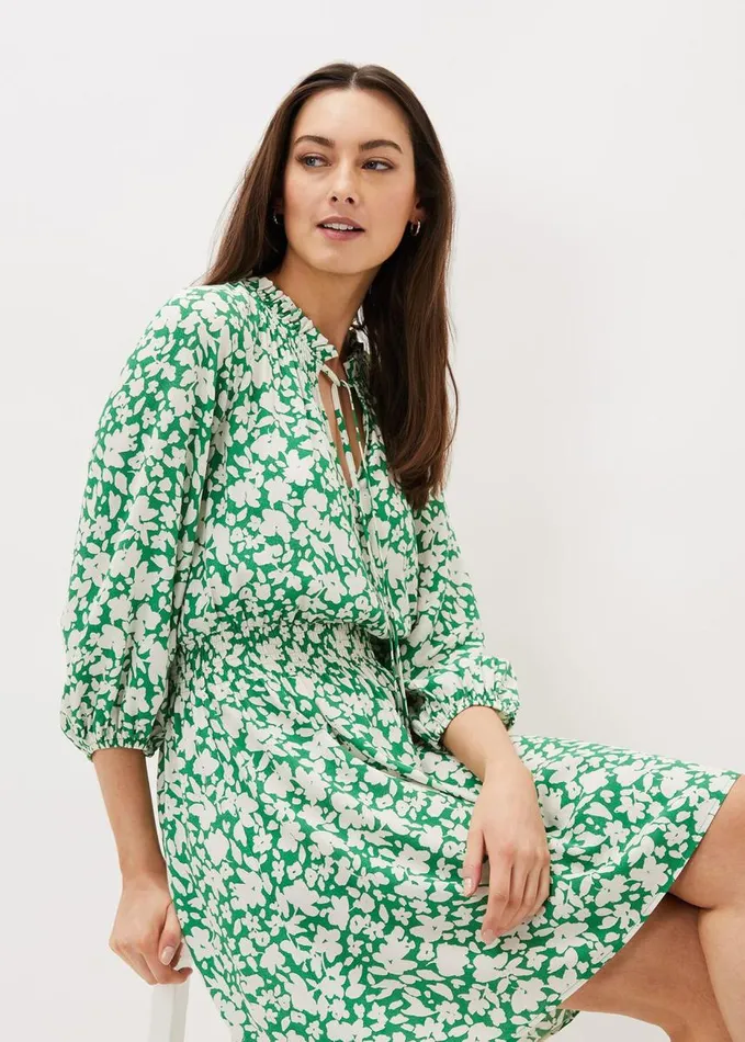 Phase Eight Phillipa Swing Dress Greenivory Women Dresses