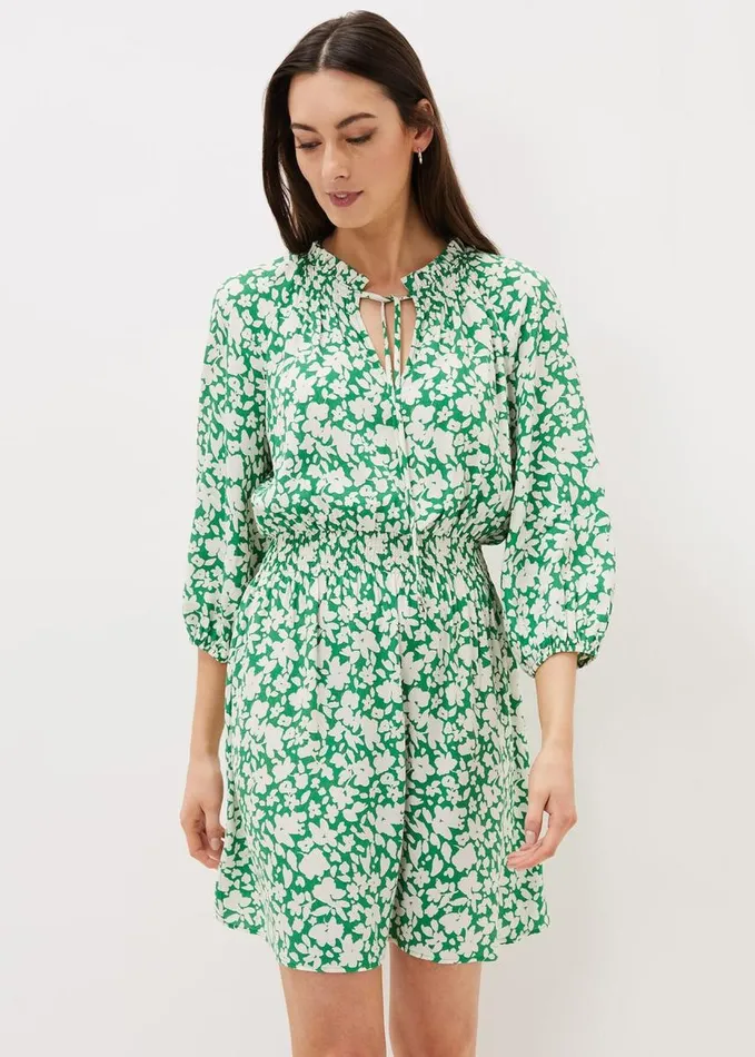 Phase Eight Phillipa Swing Dress Greenivory Women Dresses