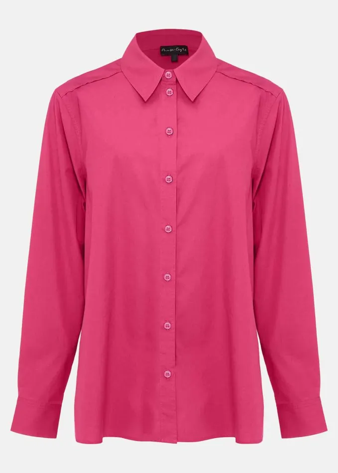Phase Eight Pink Cotton Shirt Pink Women Shirts and Blouses