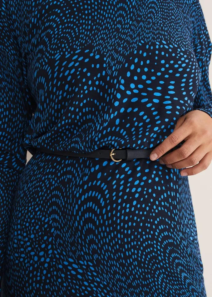 Phase Eight Pinna Print Jersey Dress Cobaltnavy Women Dresses