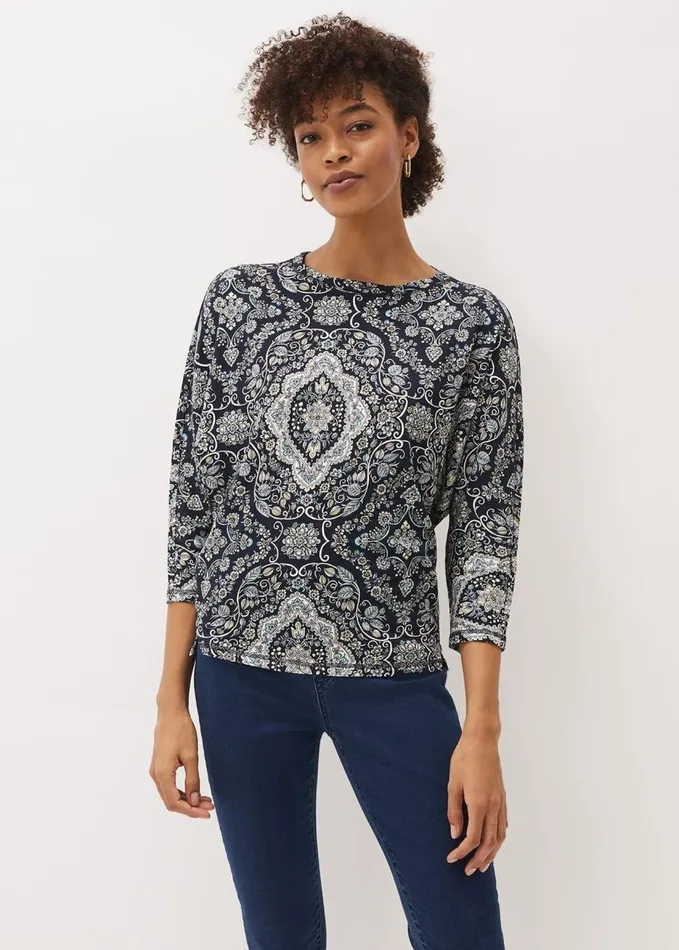 Phase Eight Polly Paisley Print Top Multicoloured Women Tops and TShirts