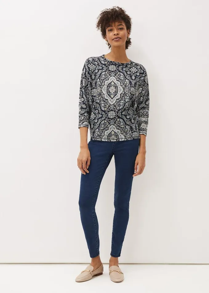 Phase Eight Polly Paisley Print Top Multicoloured Women Tops and TShirts