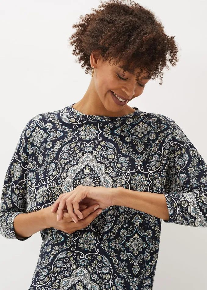 Phase Eight Polly Paisley Print Top Multicoloured Women Tops and TShirts