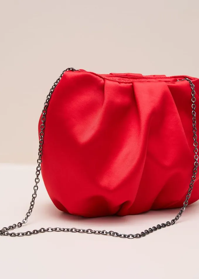 Phase Eight Red Satin Bag Red Women Bags and Clutches