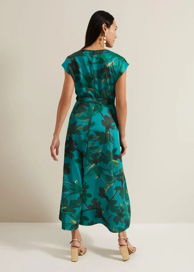 Phase Eight Sabrianna Print Midi Dress Multicoloured Women Dresses