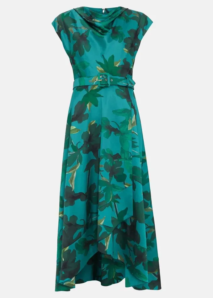 Phase Eight Sabrianna Print Midi Dress Multicoloured Women Dresses