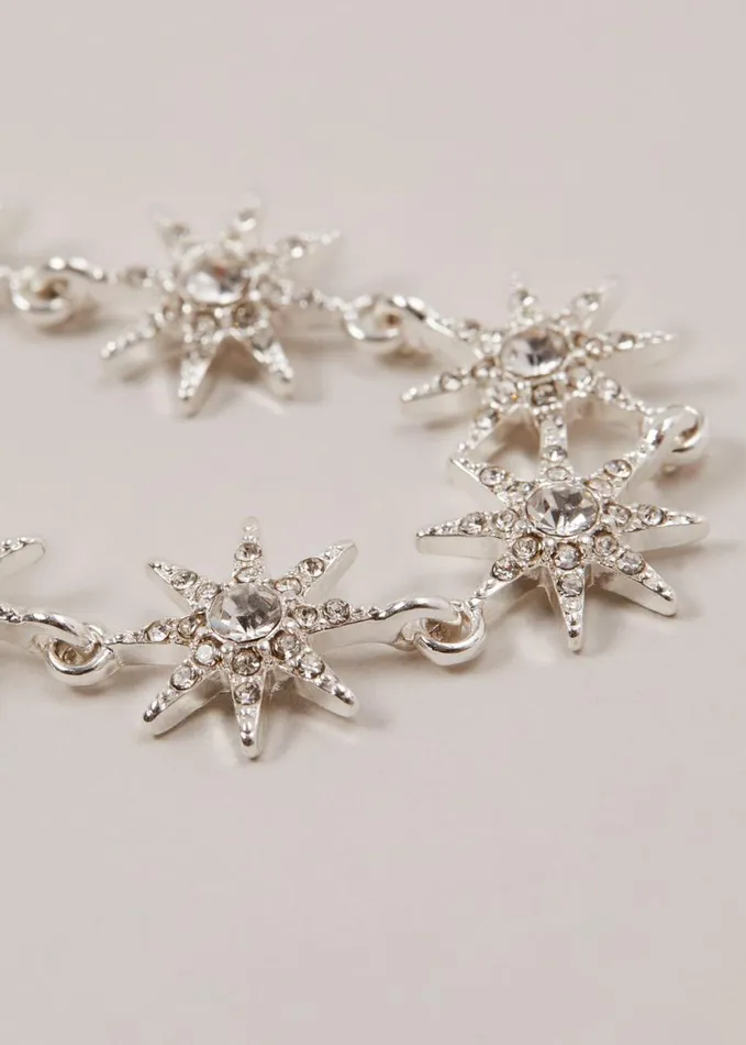 Phase Eight Silver Plated Star Bracelet Silver Women Jewellery