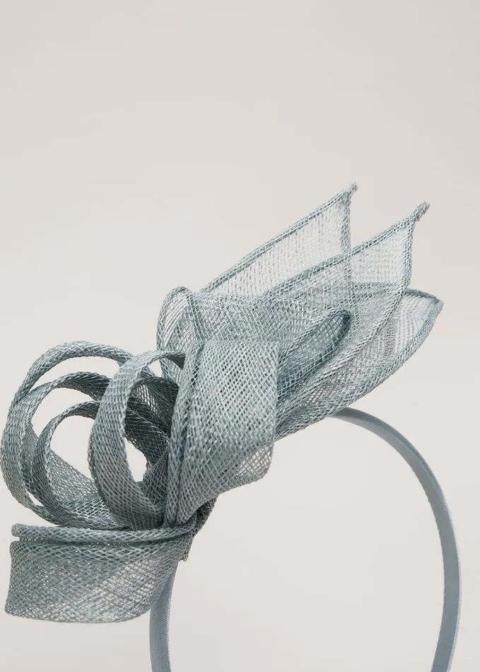 Phase Eight Twist Bow Headband Light Green Women Fascinators and Hats