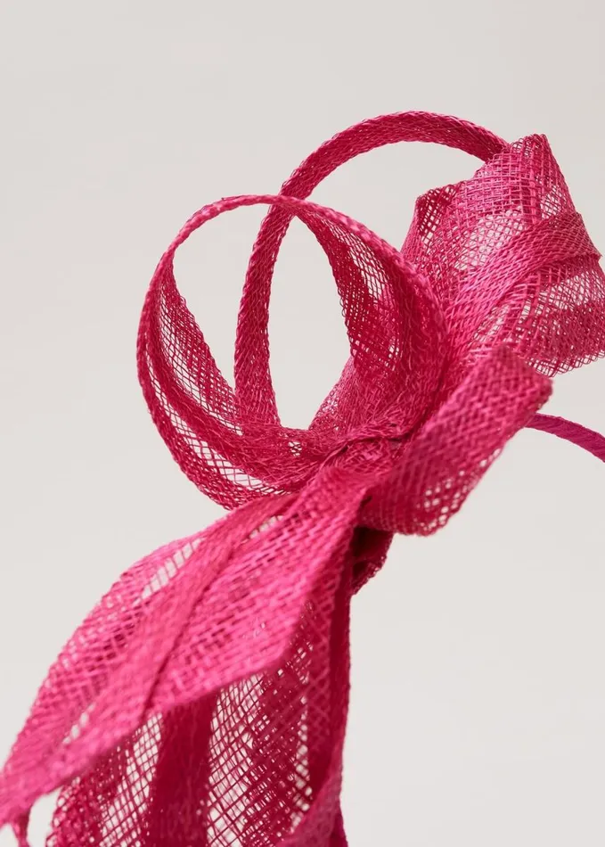 Phase Eight Twist Bow Headband Pink Women Fascinators and Hats