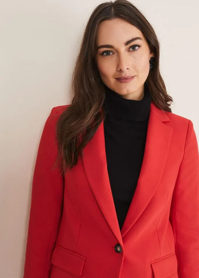 Phase Eight Ulrica Red Blazer Red Women Jackets