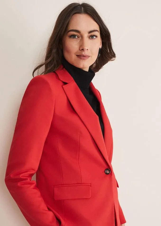 Phase Eight Ulrica Red Blazer Red Women Jackets